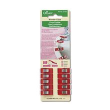 Wonder clips klein van Clover - 10 stuks - rood