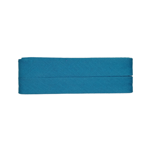 Biais - katoen 2 cm x 5 m - blauw