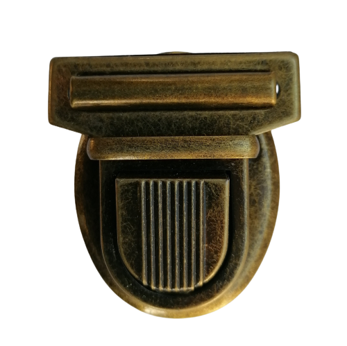 Metalen slot - brons - 50 mm