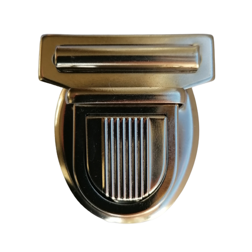 Metalen slot - zilverkleur - 50 mm