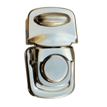 Metalen slot - zilverkleur - 45 mm
