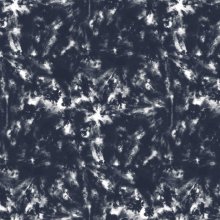 Tie dye blauwe katoen poplin van Poppy