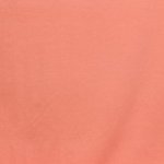 Zalmroze effen katoen tricot