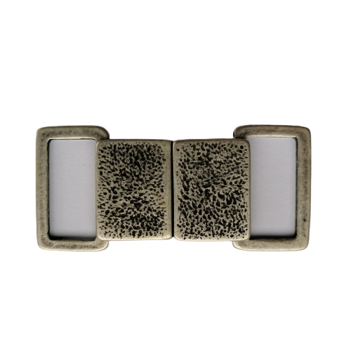 Metalen gesp zilverkleurig - 5 cm x 2,5 cm
