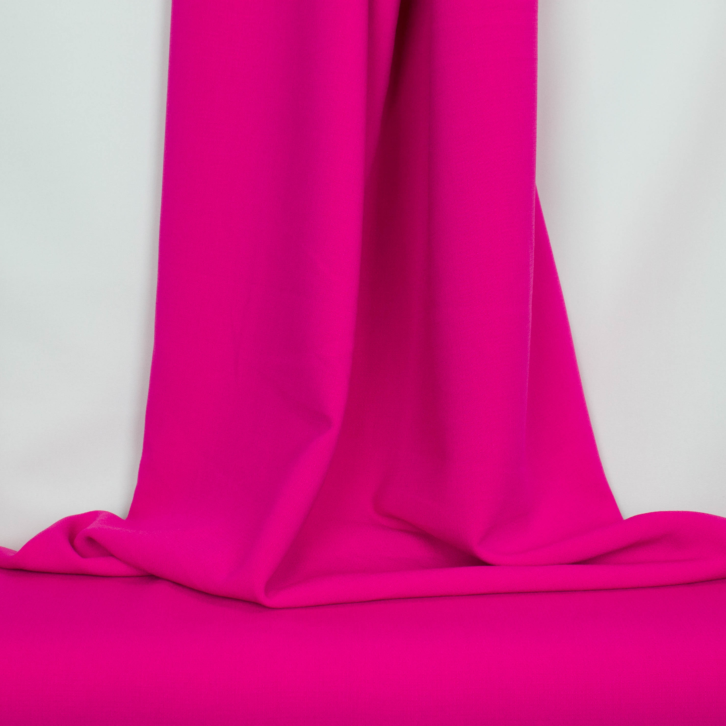 Stretchstof fuchsia roze