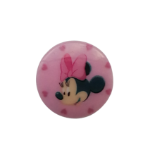 Knoop Minnie Mouse - 15 mm