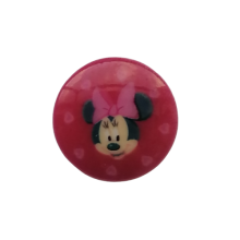 Knoop Minnie Mouse - 15 mm