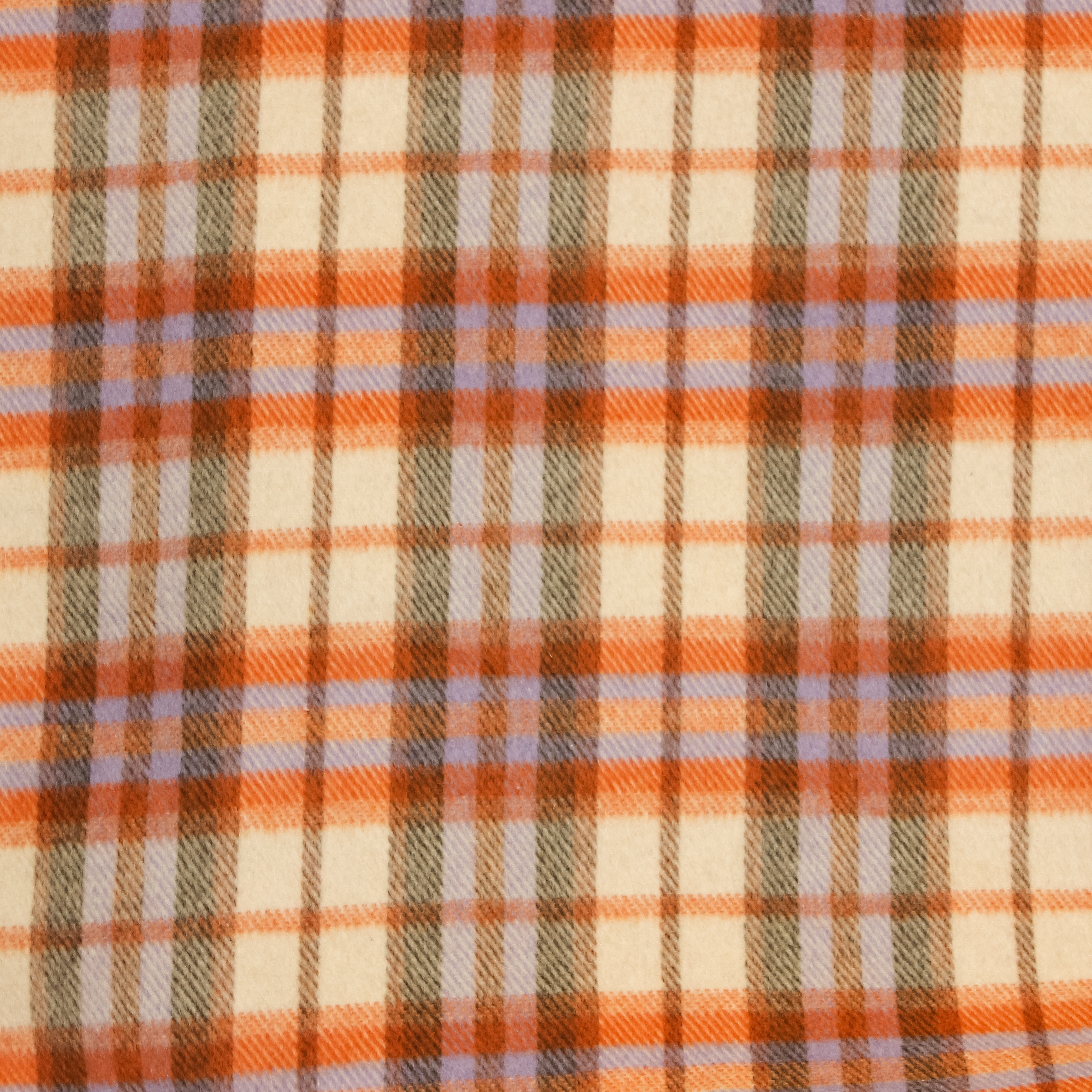 Geruite oranje mantelstof - Knipmode Collectie Lente-Zomer 2022