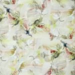 Groene viscose met aquarel van Poppy