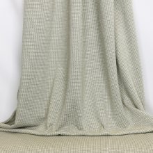 Jacquard met witte en groene ruitjes van La Maison Victor
