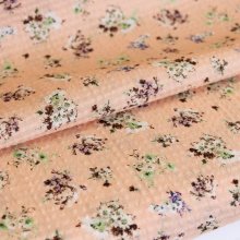 Roze seersucker met bloemen van La Maison Victor