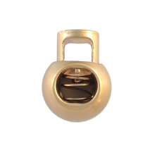 Koordstopper metaal rond 20 mm - mat goud