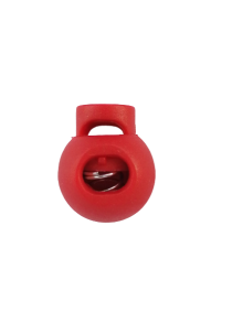 Koordstopper plastic rond 15 mm - rood