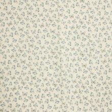 Tetra katoen wit met blauwe vlinders