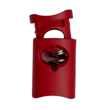 Koordstopper plastic 32 mm - donkerrood