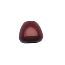 Koord einde plastic 12 mm - bordeaux (opening 5 mm)