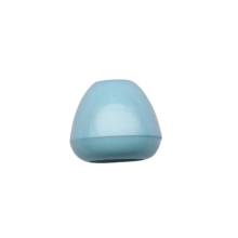 Koord einde plastic 12 mm - lichtblauw / babyblauw (opening 5 mm)