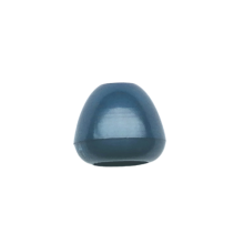 Koord einde plastic 12 mm - donkerblauw (opening 5 mm)