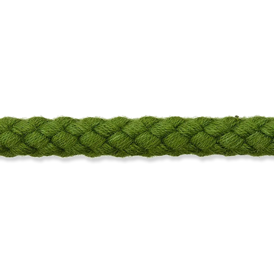 Groene koord - katoen 7 mm