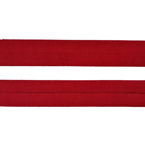 Biais - rekbare viscose 2 cm - rood
