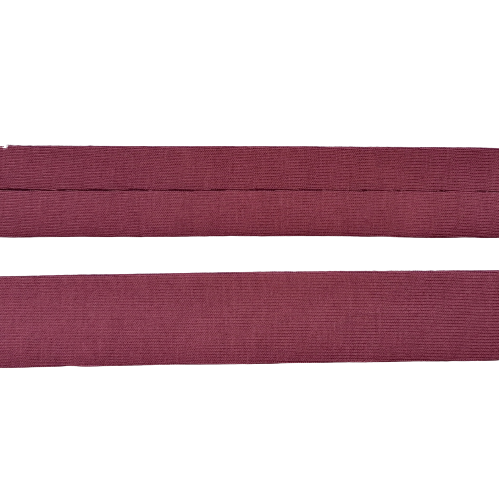 Biais - rekbare viscose 2 cm - bordeaux