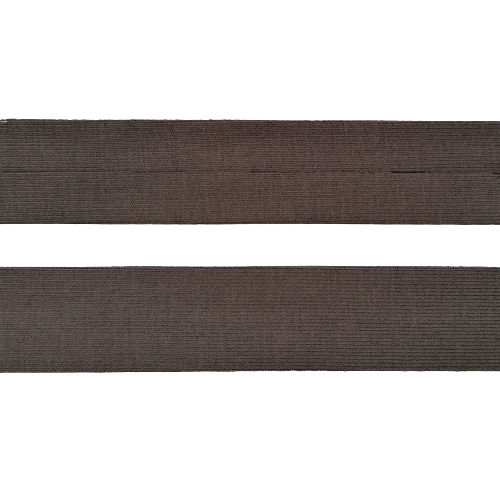 Biais - rekbare viscose 2 cm - donkerbruin / kastanjebruin