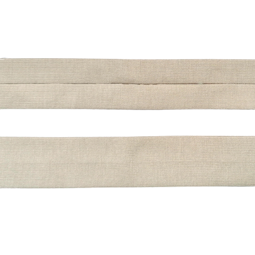 Biais - rekbare viscose 2 cm - beige