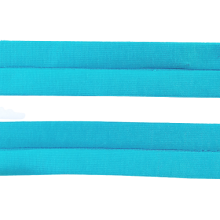 Biais - rekbare katoen 2 cm - turquoise