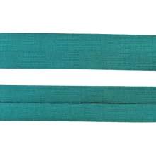 Biais - rekbare katoen 2 cm - petrol groen