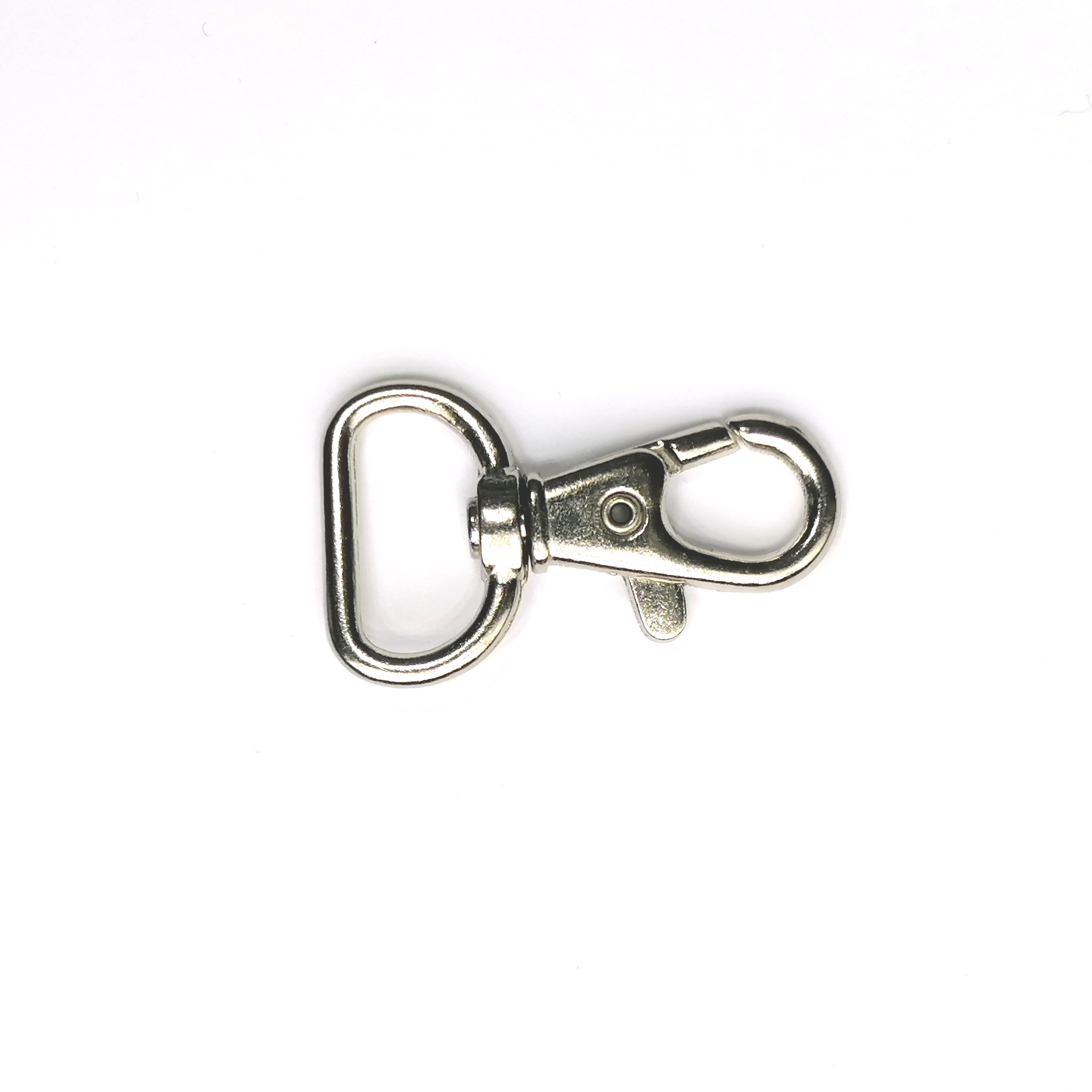 Musketonhaak - zilver - 20 mm