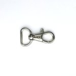 Musketonhaak - zilver - 15 mm