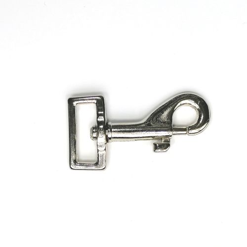 Musketonhaak - zilver - 20 mm
