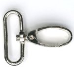 Musketonhaak - zilver - 38 mm