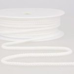 Witte rekbare koord - polyester 4,5 mm