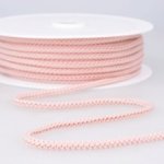Roze rekbare koord - polyester 4,5 mm