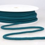 Petrol rekbare koord - polyester 4,5 mm