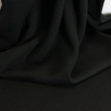 Wafelstof tricot - Black