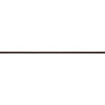 Donkerbruine capuchon koord met pit - polyamide 3 mm
