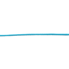 Turquoise capuchon koord met pit - polyamide 3 mm