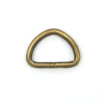 D ring - messing - 20 mm