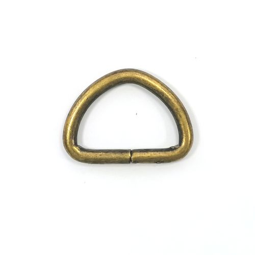 D ring - messing - 20 mm