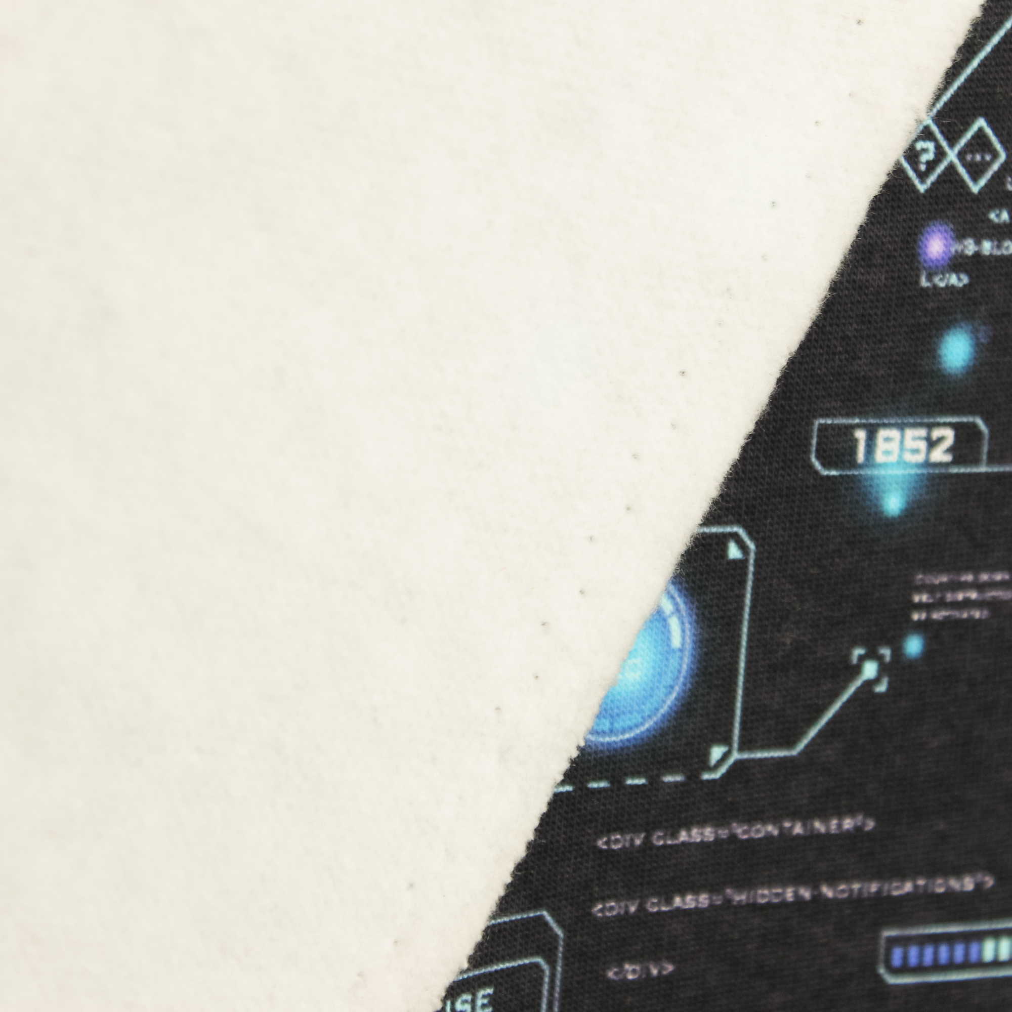 Sweaterstof met technologie en zachte achterkant