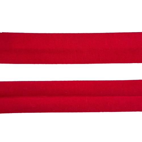Biais - rekbare viscose 2 cm - rood