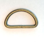 D ring - brons - 38 mm