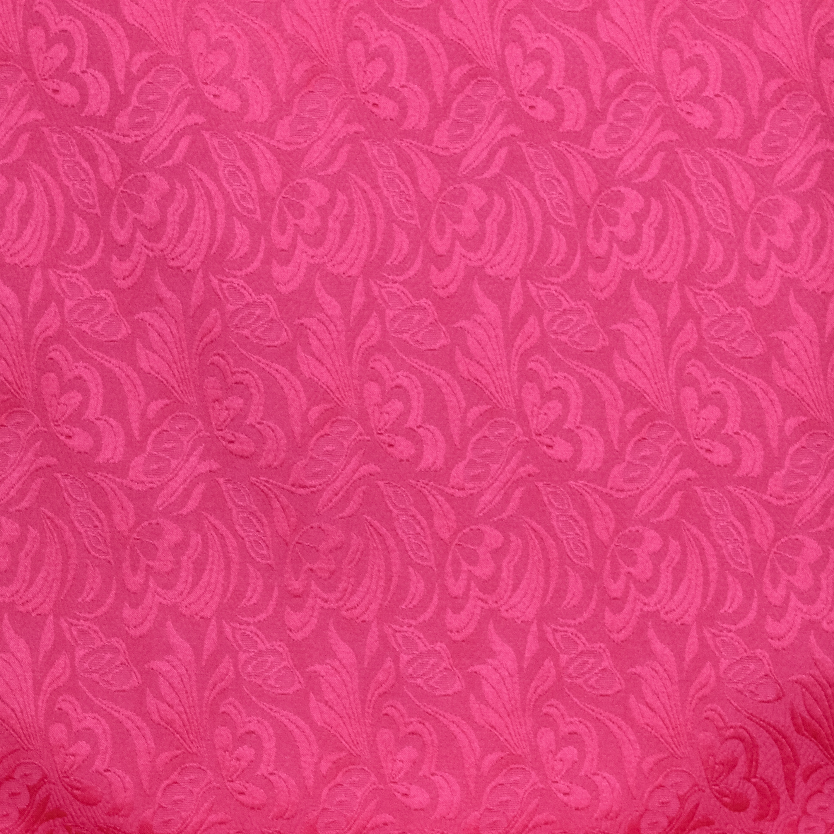 Roze jacquard met sierlijk patroon