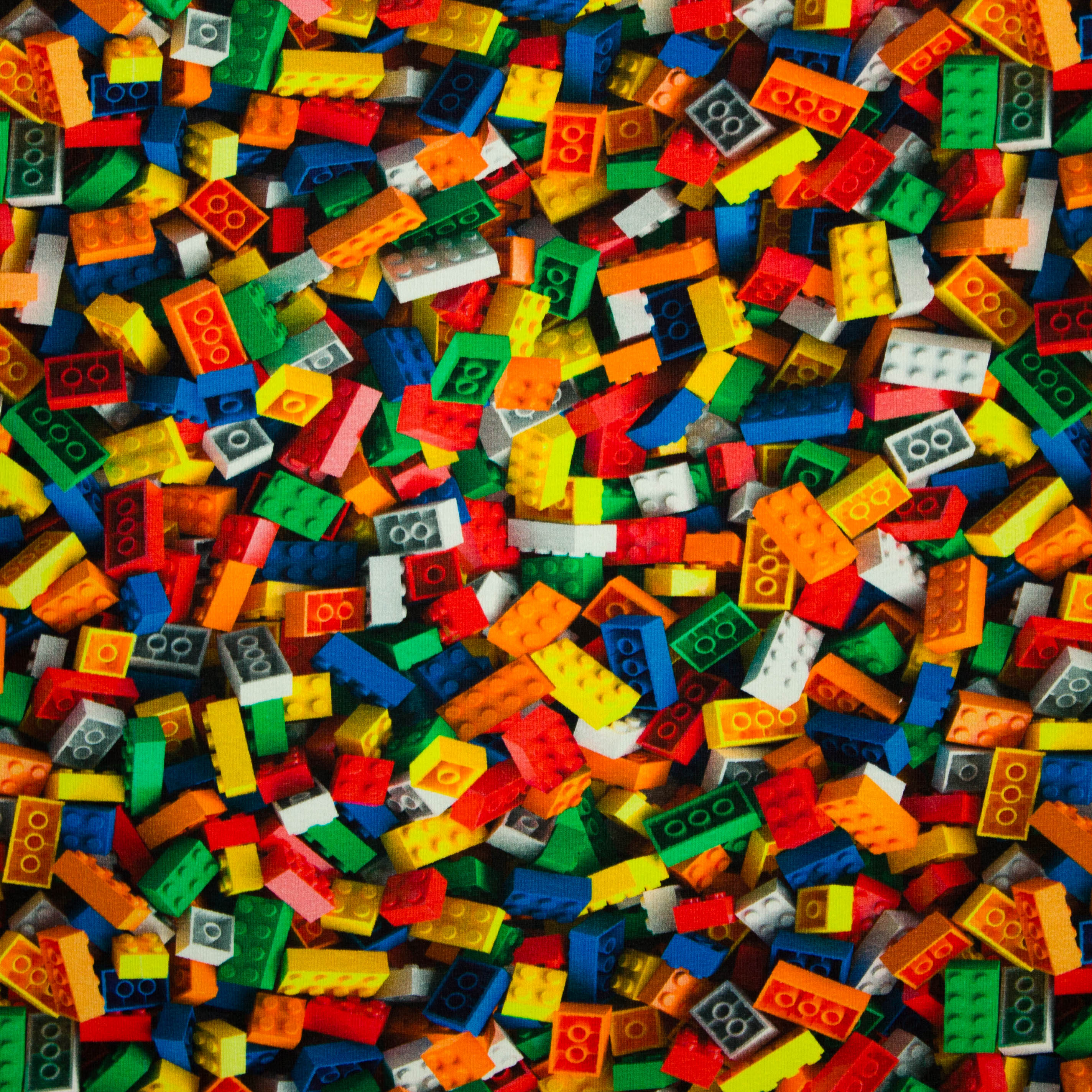 French terry Legoblokjes