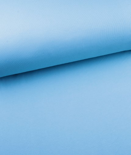 Blauwe boordstof van Eva Mouton