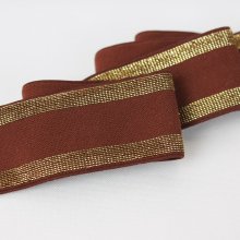 Elastiek gestreept Rust 35mm - Atelier Brunette