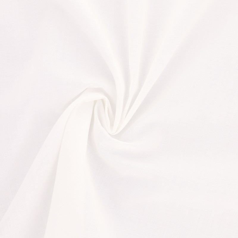 Katoen voile wit