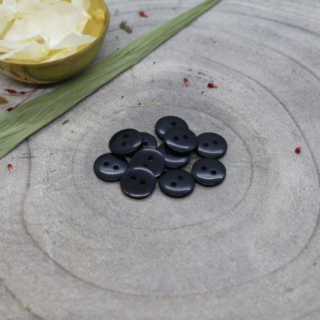 Nachtblauwe knoopjes 12 mm  - Classic Shine Buttons Night van Atelier Brunette